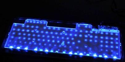 Laptop-Tastatur mit Hintergrundbeleuchtung