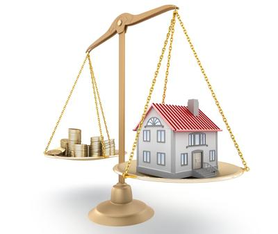 die niedrigen Zinsen auf die Hypothek
