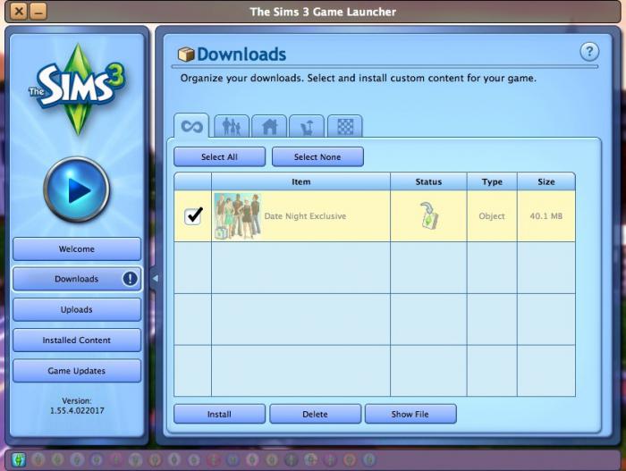 installieren von add-ons zu Sims 3