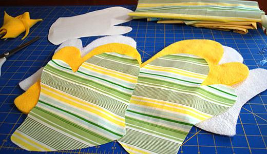 how to sew a potholder for kitchen