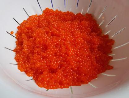 wie zu reinigen roten Kaviar aus dem Film