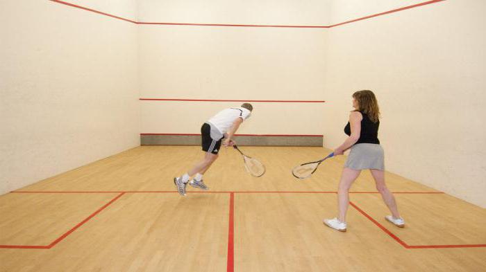 the dimensions of the squash court