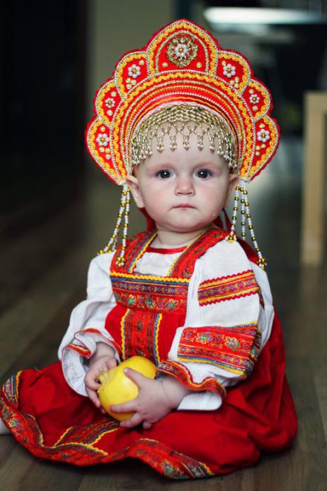 російська народна одяг фото