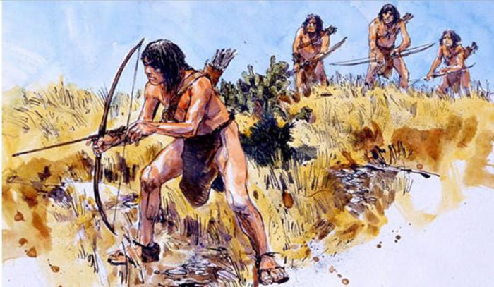 的原始人、猎人和采集者