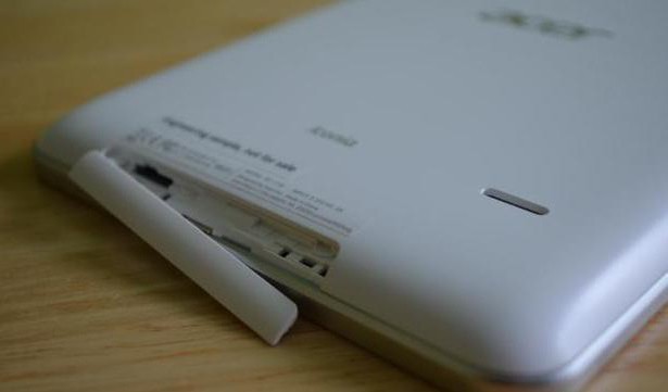 la tableta Acer Iconia B1