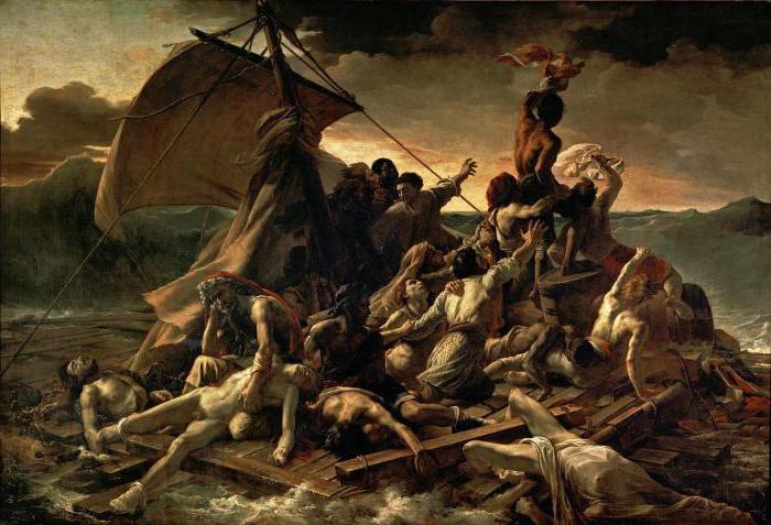 the raft of the Medusa Gericault description of the picture