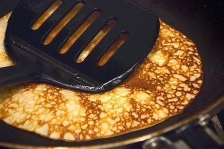 pancakes en кефире заварные receta