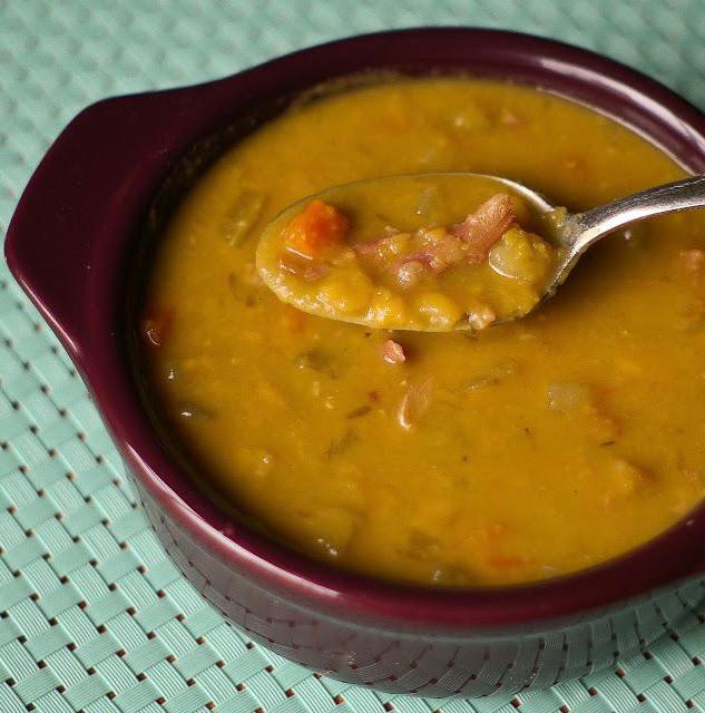 split pea soup with smoked wings recipe