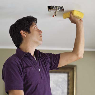 how to wash stretch ceilings