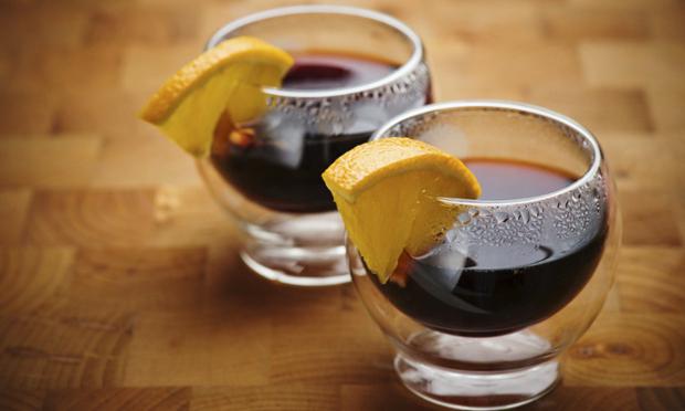 mulled wine for the treatment of colds