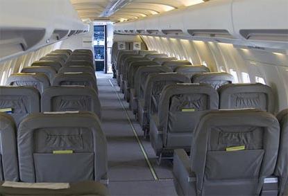 el boeing 737 400 esquema de la cabina