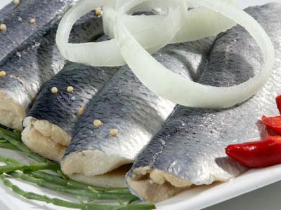 Salted herring. Recipe