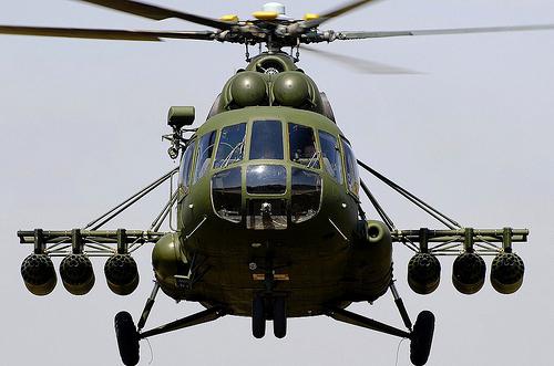 militärische Hubschrauber Foto