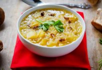 Wie zu Kochen Suppe aus Sauerkraut mit Fleisch und ohne: Rezepte mit Foto