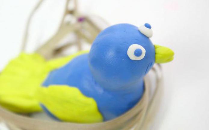how to sculpt a bird out of plasticine