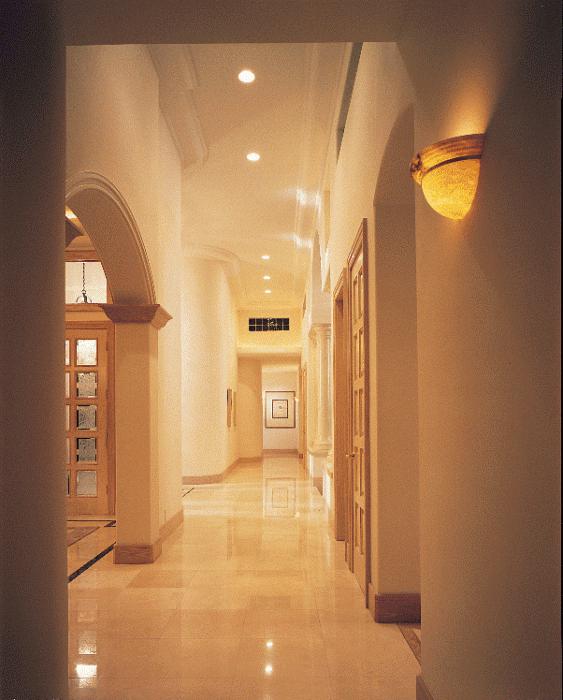 o Design de um longo corredor