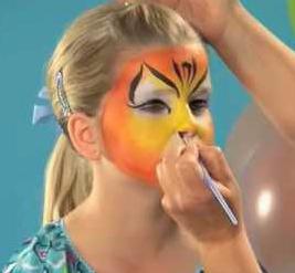 how to draw face painting on my face