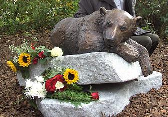 urso knut, o monumento