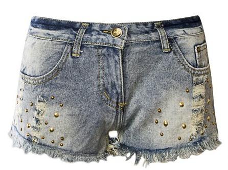 denim shorts from old jeans