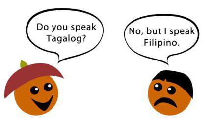 where talking in Tagalog