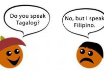 Тагальська мова: походження і особливості
