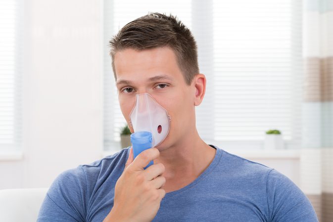 Nebulización cuando la tos seca