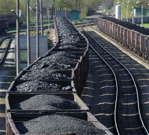 Kohlereserven in der Ukraine