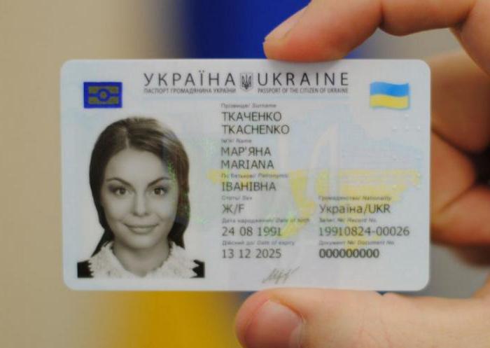 biometrischer Reisepass Ukraine
