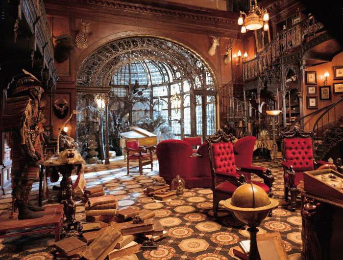interior in the style of steampunk