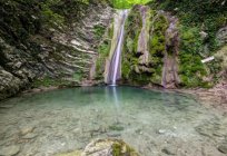 Mamedova gorge: cliffs, waterfalls and ancient dolmens