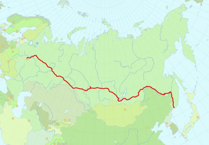 der Bau der Transsibirischen Eisenbahn