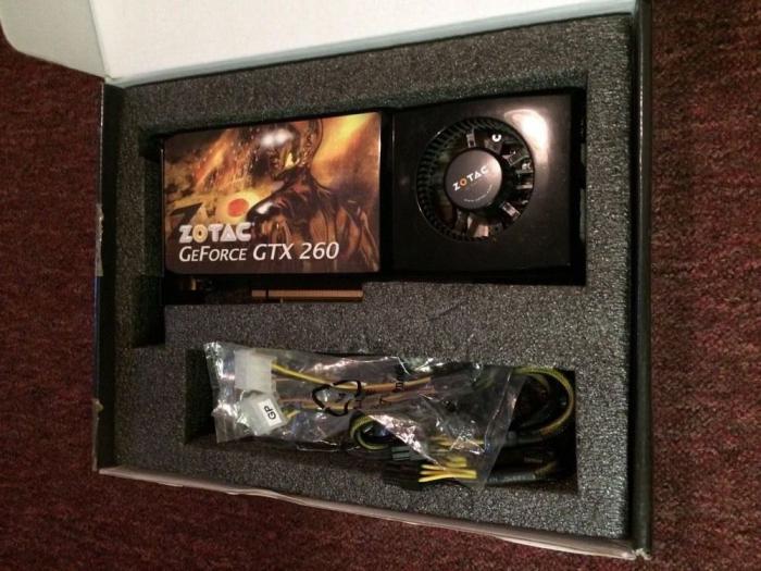 la GeForce GTX 260 especificaciones