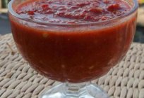 Аджика de tomate e alho: receita, métodos de preparação e comentários