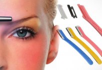 Razor eyebrow: main types, application, tips for choosing