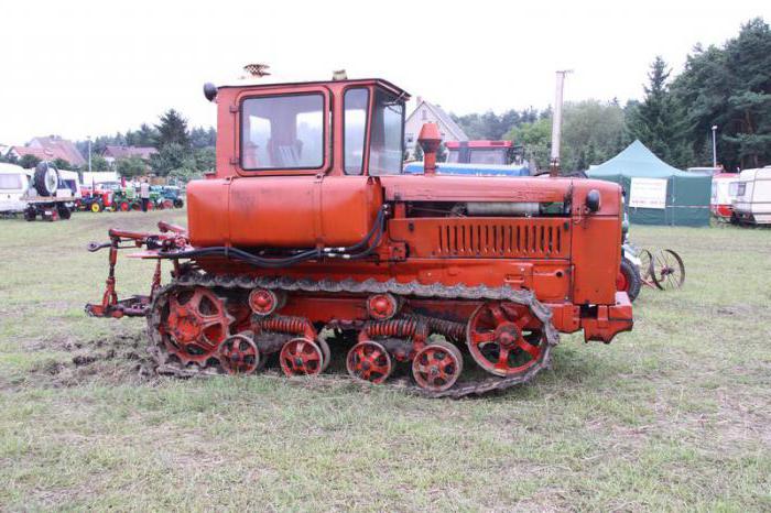 technical characteristics of tractor DT 75