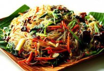 Salad with rice noodles. Salad with rice noodles recipe