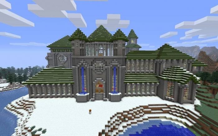 beautiful castles in minecraft