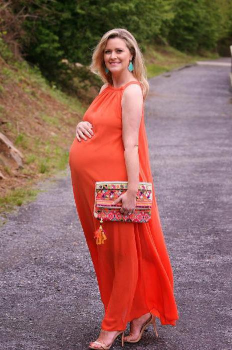 long dress for pregnant