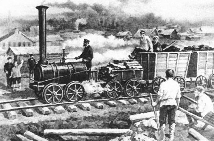 الأولى السكك الحديدية الروسية