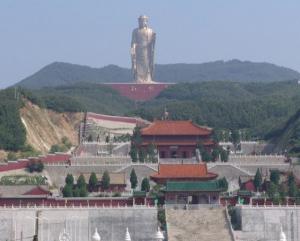 a Estátua de Buda de primavera do templo altura