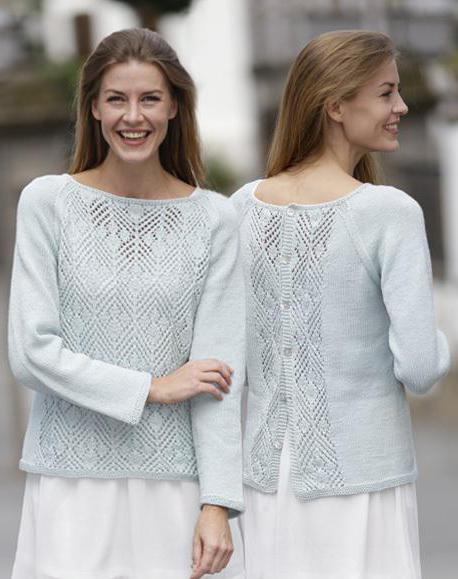 durchbrochene Pullover stricken für Frauen