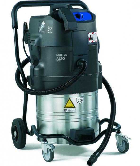 industrial vacuum cleaners without a bag for gathering dust