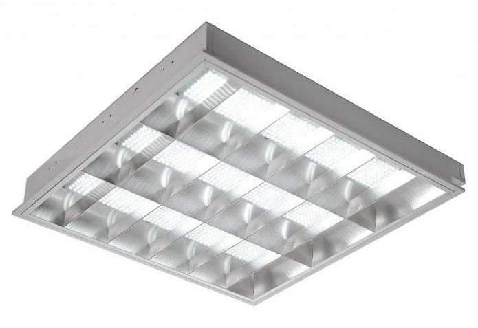 light ceiling with fluorescent lamps 4h18