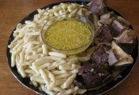 Tschetschenische Gericht жижиг-галнаш: Kochrezept, Features