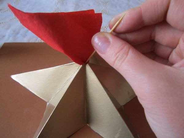 how to make the eternal flame of the paper by hand on may 9