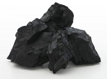 el carbón de piedra de la propiedad