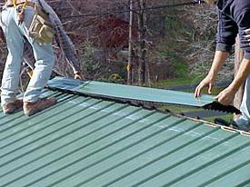 Abmessungen металлопрофиля für das Dach