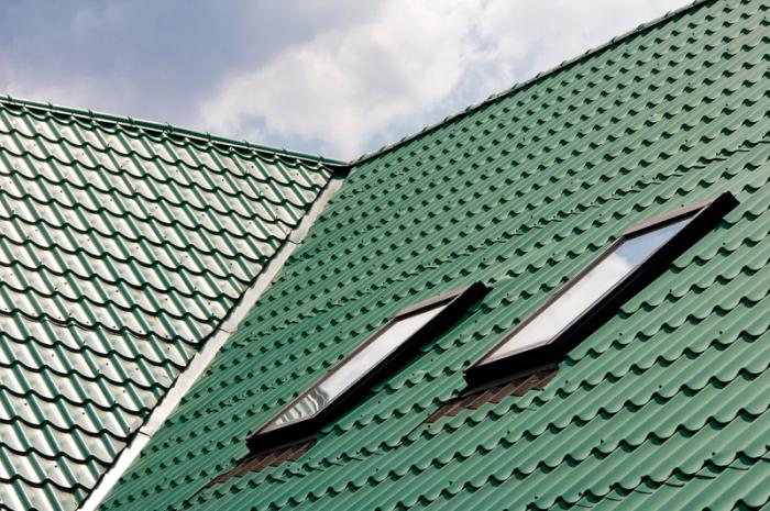 Arten von металлопрофиля für das Dach