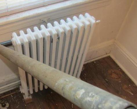 diagonal connection of radiators in a private home
