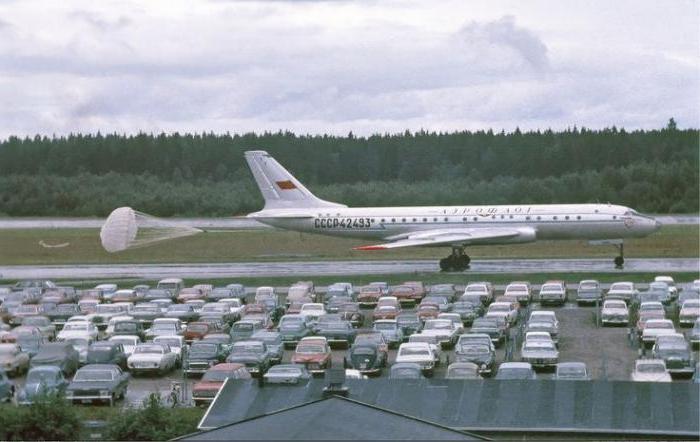the crash of the Tu 104 in Leningrad